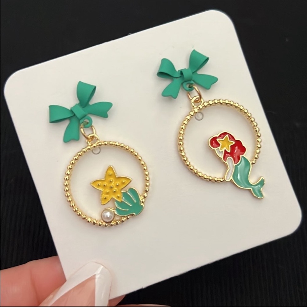 Disney “The Little Mermaid” Ariel Drop Earrings